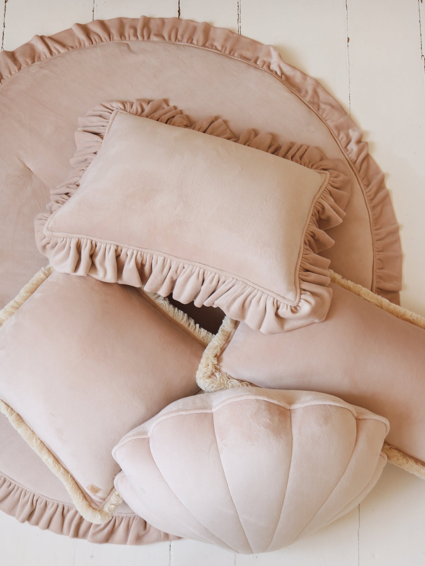 Soft Velvet “Latte” Shell Pillow