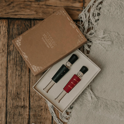 Pre-Order Sabo Concept Wooden Soldiers, Set of 2