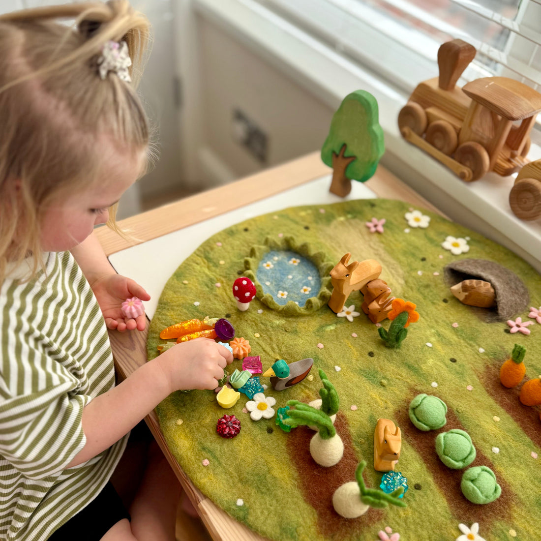 Wildflower Meadow Felt Play Mat