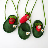 Fairyshadow Strawberry Baby Necklace, Green · view 4