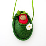 Fairyshadow Strawberry Baby Necklace, Green · view 6