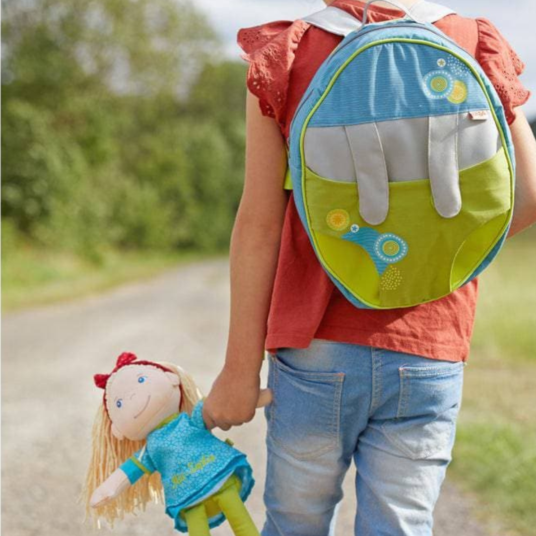 Summer Meadow Backpack to Carry 12" Soft Dolls