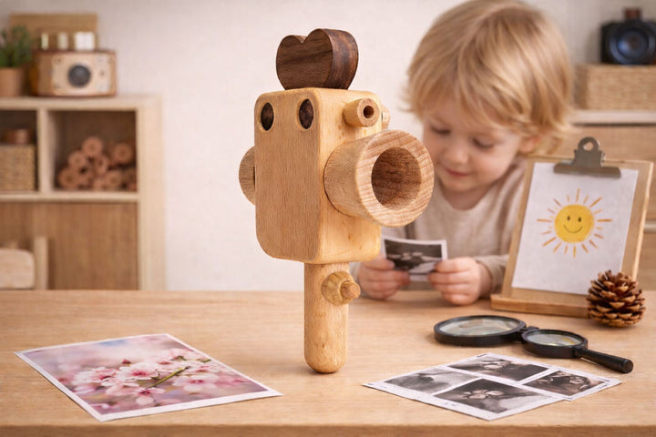 Super 8 Wooden Toy Camera