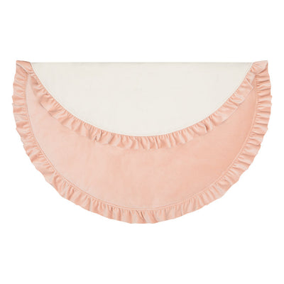 Soft Velvet “Apricot” Mat with Frill