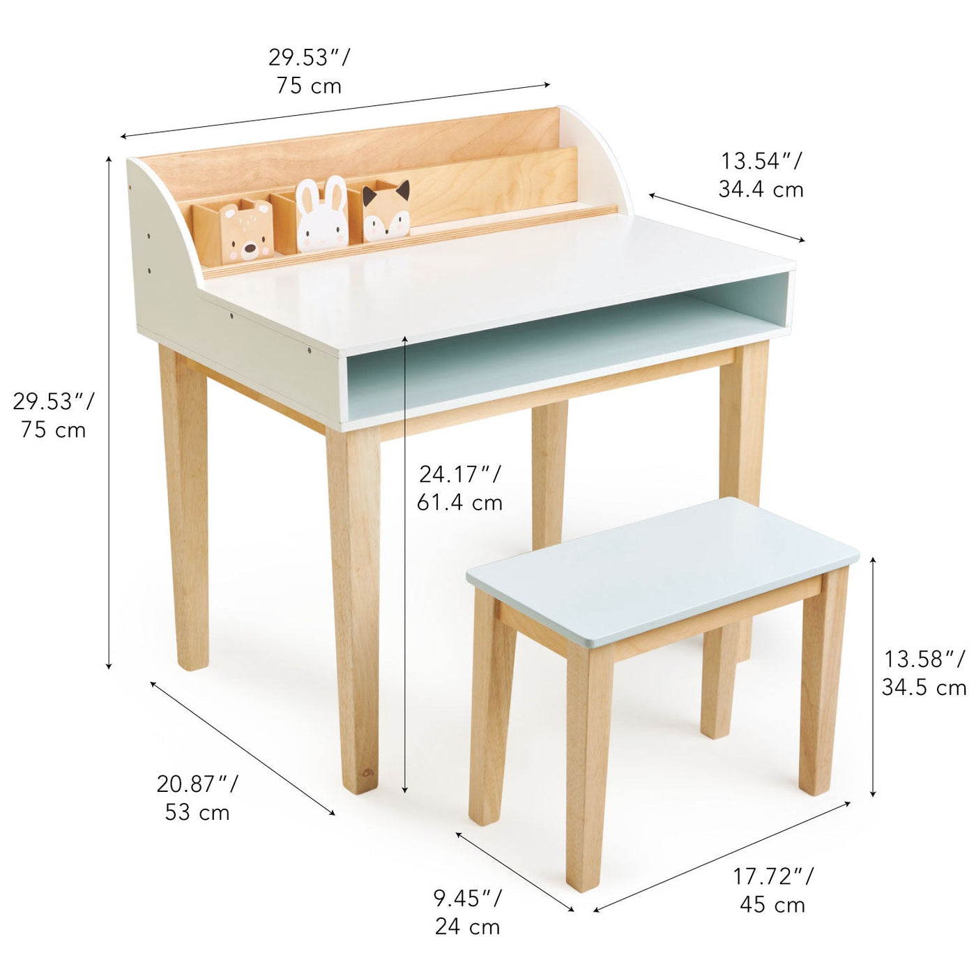 Tender Leaf Desk and Chair