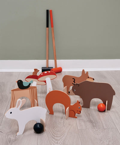 Tender Leaf Woodland Indoor Croquet Set