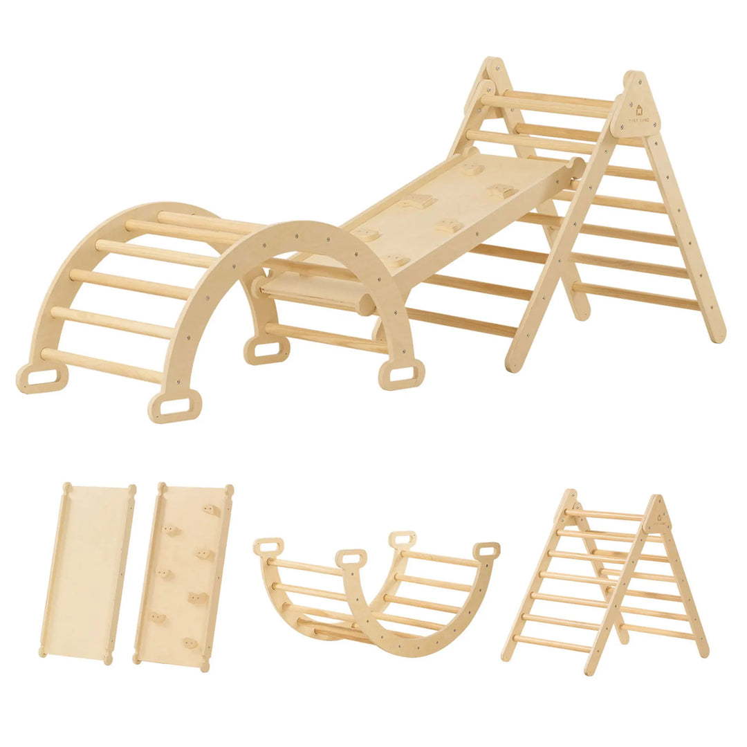 Wooden Climbing Structure