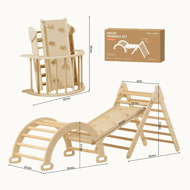 Wooden Climbing Structure