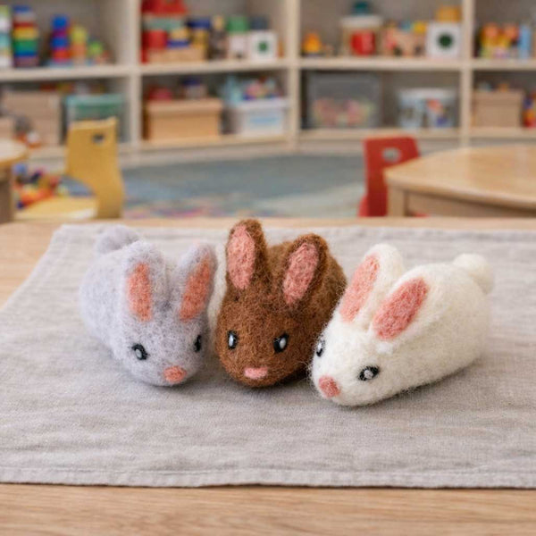 Felt Rabbits, Set of 3