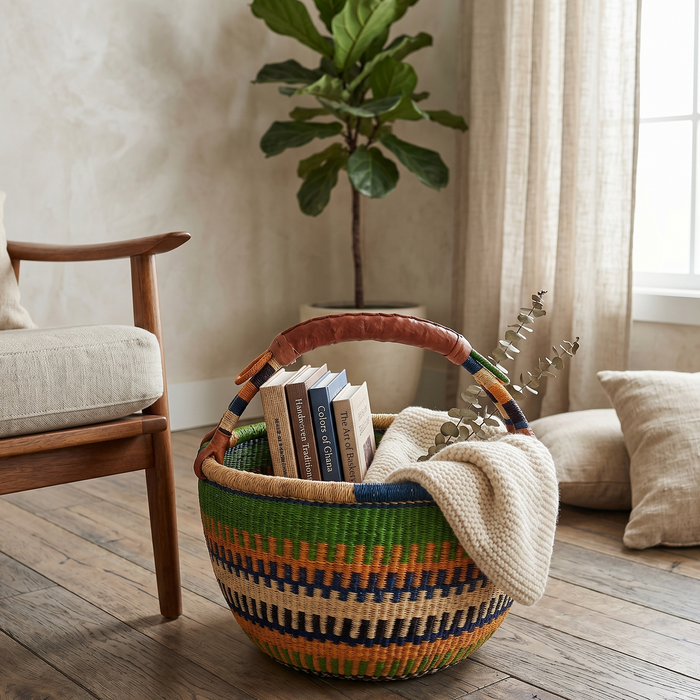 The Artisan's Rhythm, Large Bolga Basket