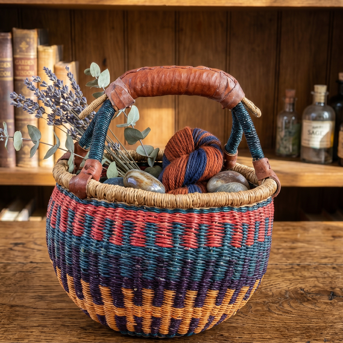 The Harvest Sunset, Child's Bolga Basket