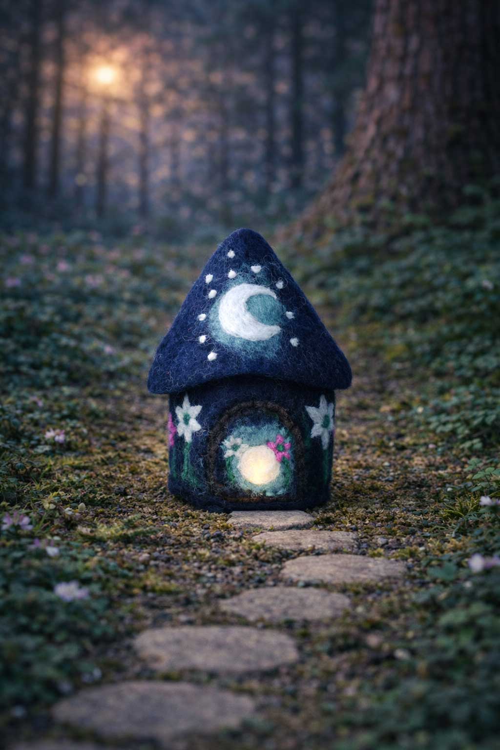Tiny Felt Luna Home