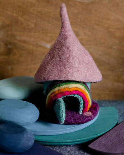 Pre-Order Tiny Felt Rainbow Shimmer Home