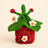 Felt Strawberry Leaf Tiny Home · view 1