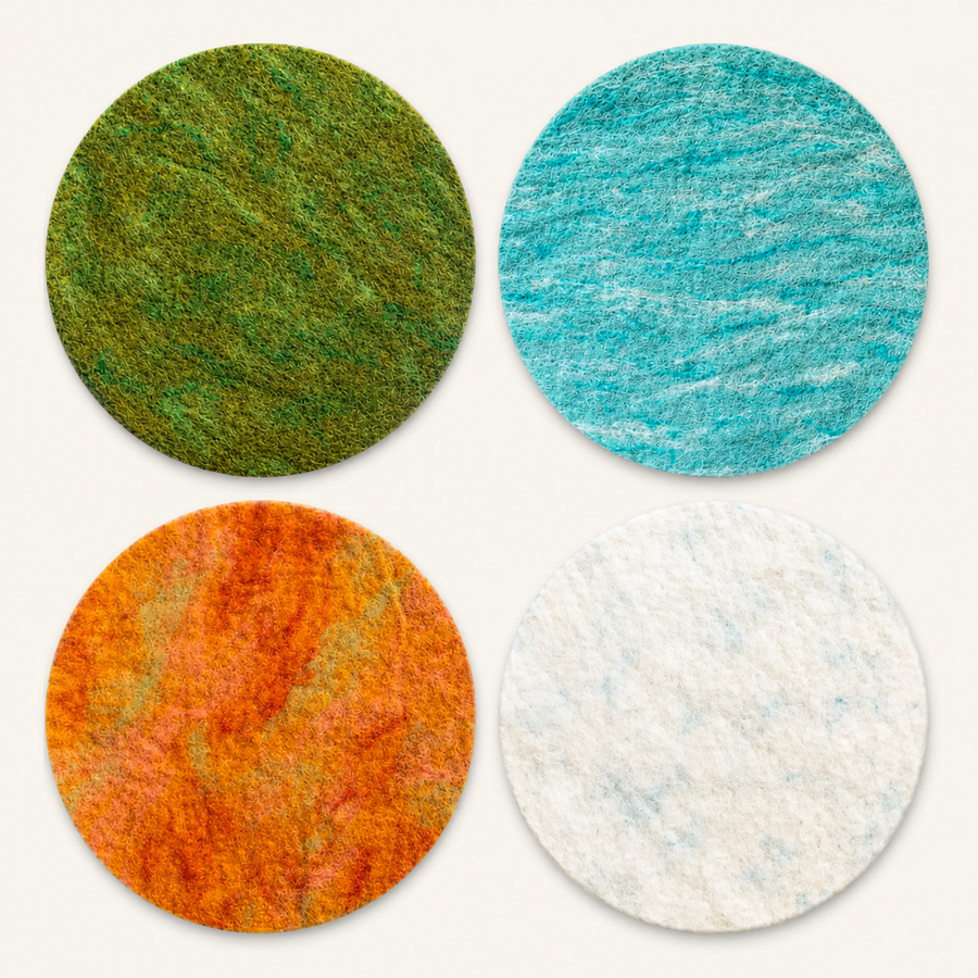 Tiny Terrains Mat, Set of 4