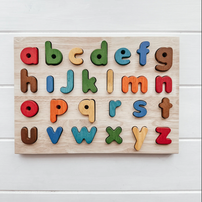 Q Toys Colorful Lowercase Letter Puzzle