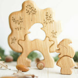 Wooden Tree Puzzle with Squirrel · view 1