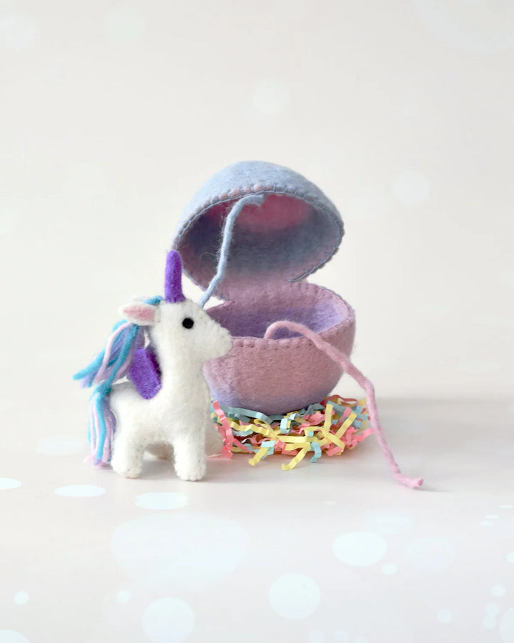Sale Felt Surprise Egg with Unicorn Inside