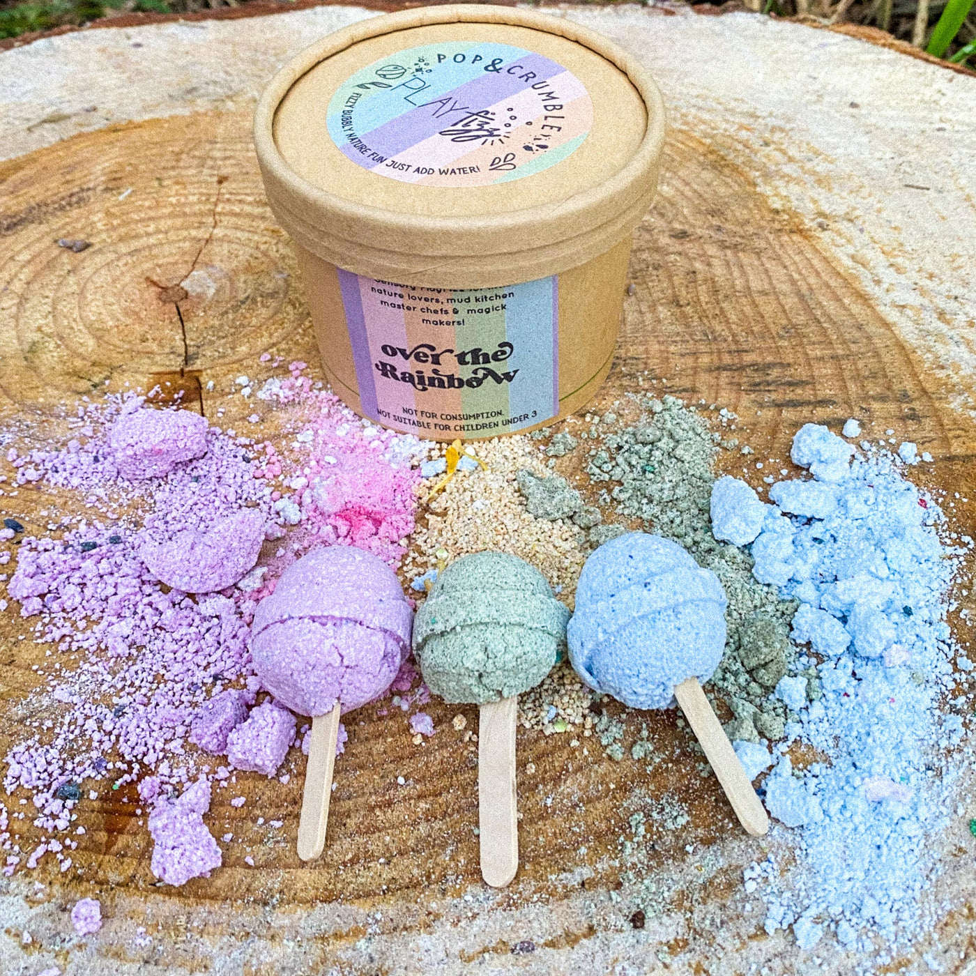 Wild Mountain Child Rainbow Playfizz Pop & Crumble Cup
