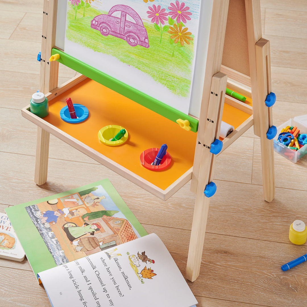 Tiny Land® 3-in-1 Art Easel &amp; Paper Roll Set