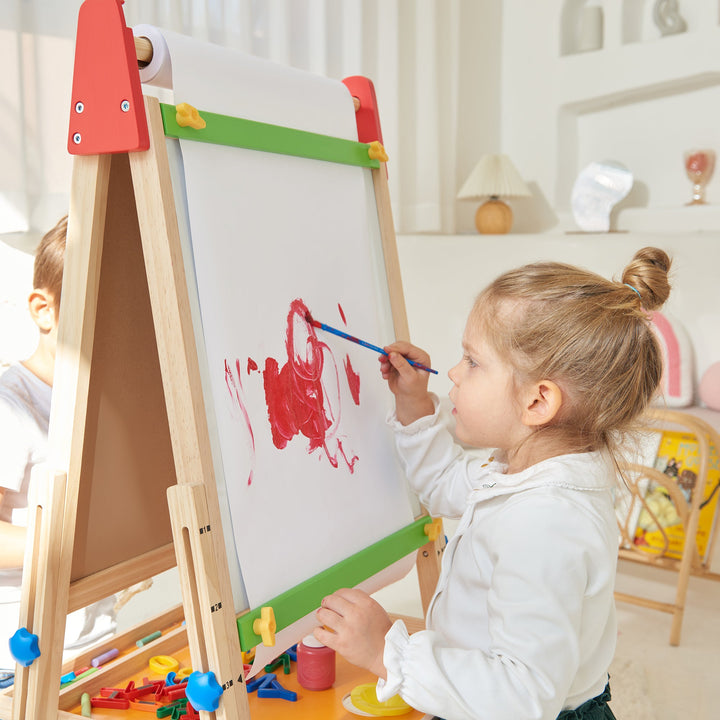 Tiny Land® 3-in-1 Art Easel &amp; Paper Roll Set