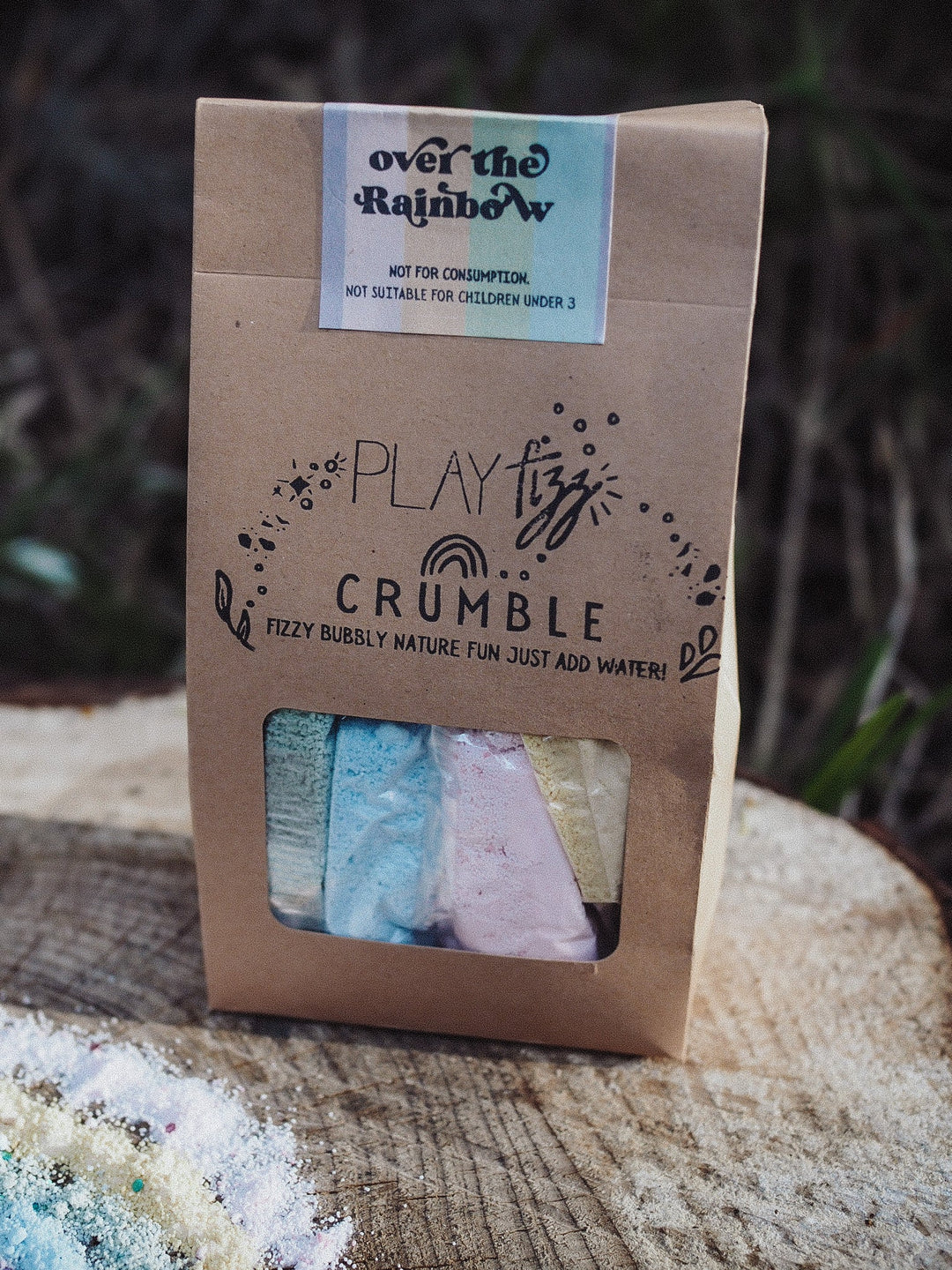 Wild Mountain Child Large Rainbow Playfizz Crumble Pack, 5 colors