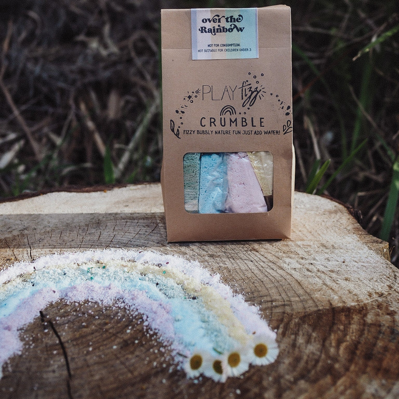 Wild Mountain Child Large Rainbow Playfizz Crumble Pack, 5 colors