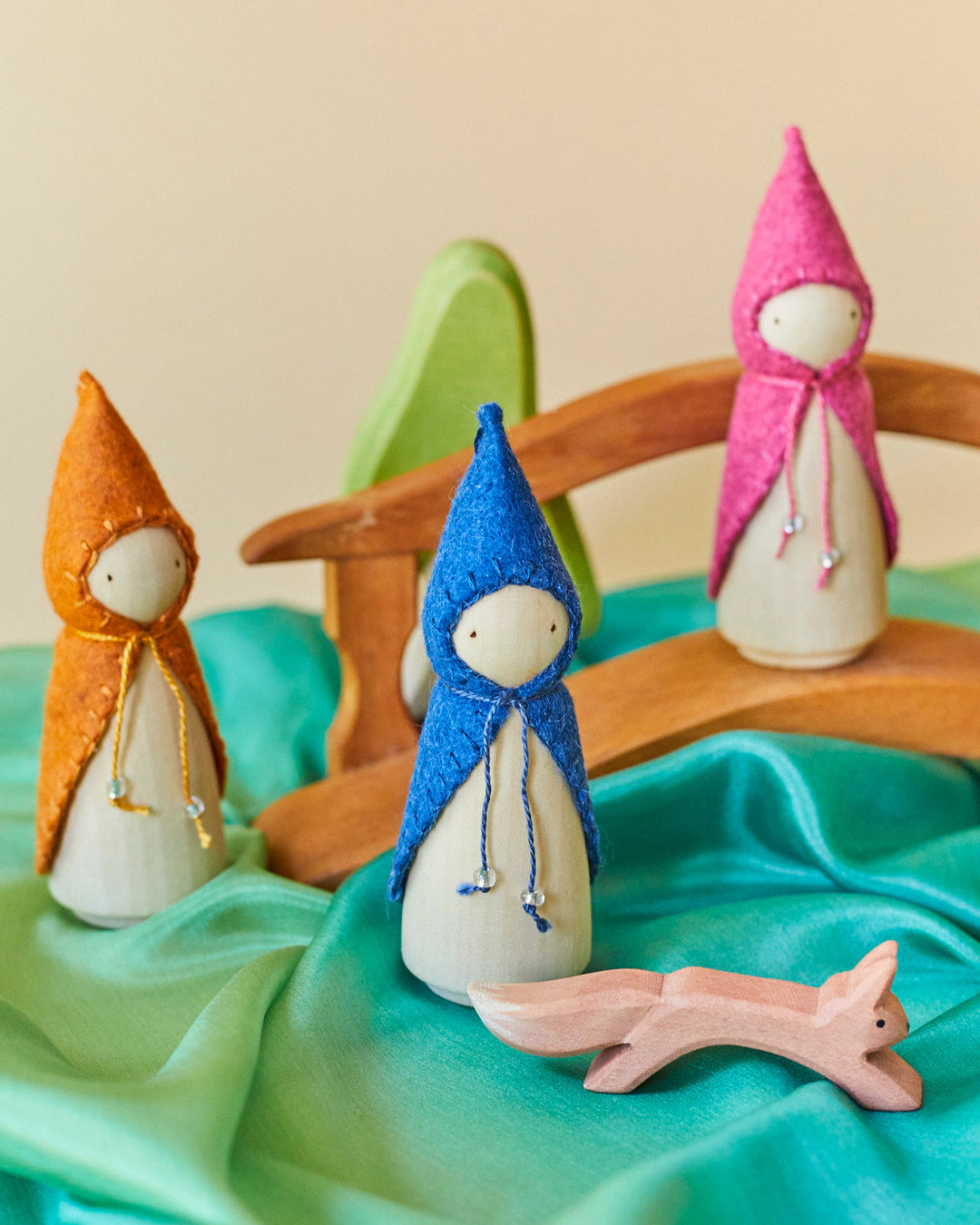 Pink Wooden Gnome