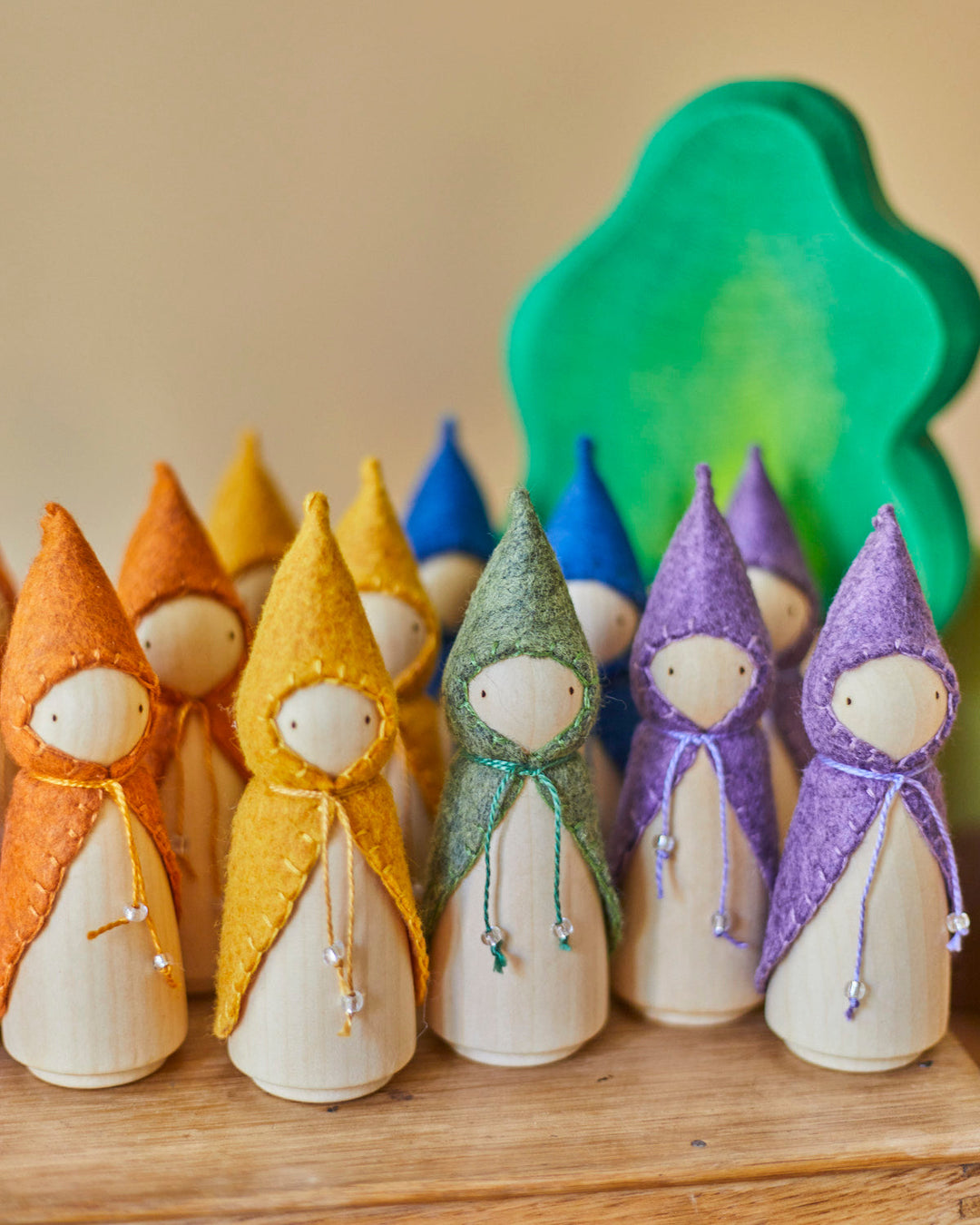 Pink Wooden Gnome