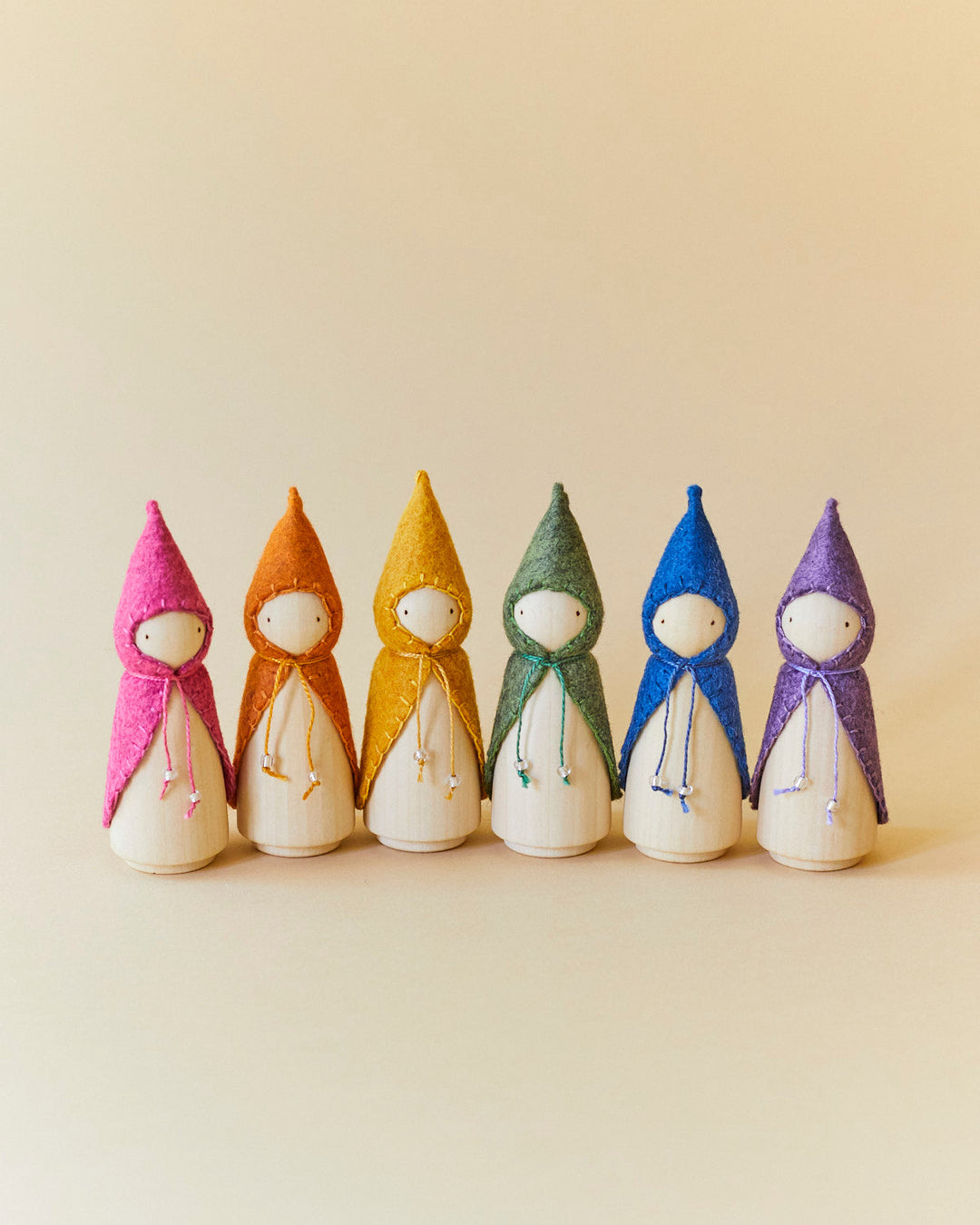 Yellow Wooden Gnome
