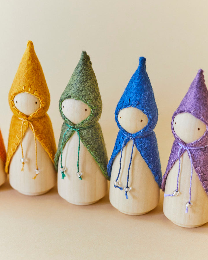 Green Wooden Gnome