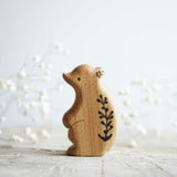 Wooden Baby Bear, Standing · view 2