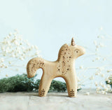 Wooden Baby Unicorn, Looking Up · view 2