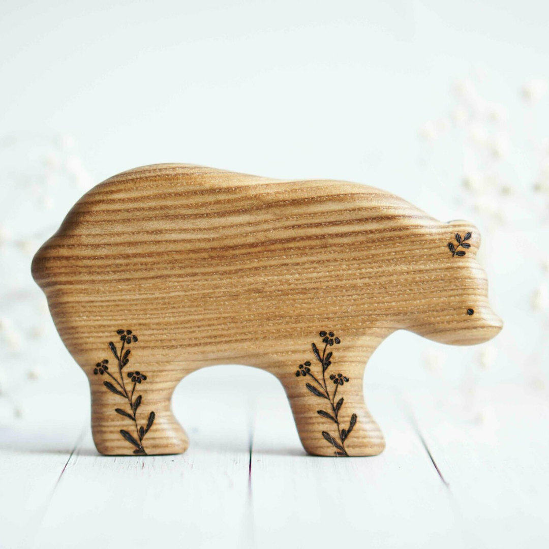 Wooden Bear Toy, Mom