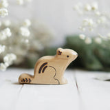 Wooden Chipmunk, Sitting · view 2