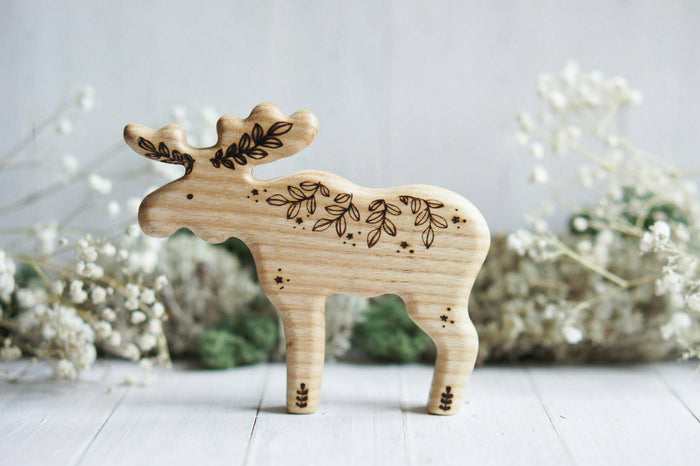 Wooden Moose Toy