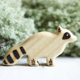 Wooden Raccoon, Standing · view 1