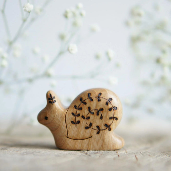 Wooden Snail, Large