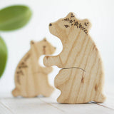 Wooden Mama and Baby Bear Puzzle · view 4
