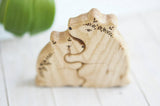 Wooden Mama and Baby Bear Puzzle · view 5