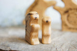 Wooden Bunny Family Announcement Puzzle (Mom, Dad, and Three Little Ones) · view 4