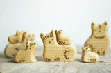 Wooden Cat Family Puzzle · view 4