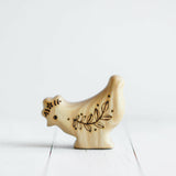 Wooden Hen, Looking Down · view 1