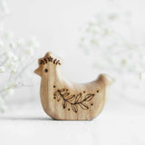 Wooden Hen, Lying · view 2