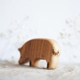 Wooden Pig, Looking Down · view 5