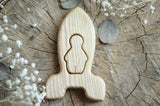 Wooden Rocket Puzzle with Star · view 3