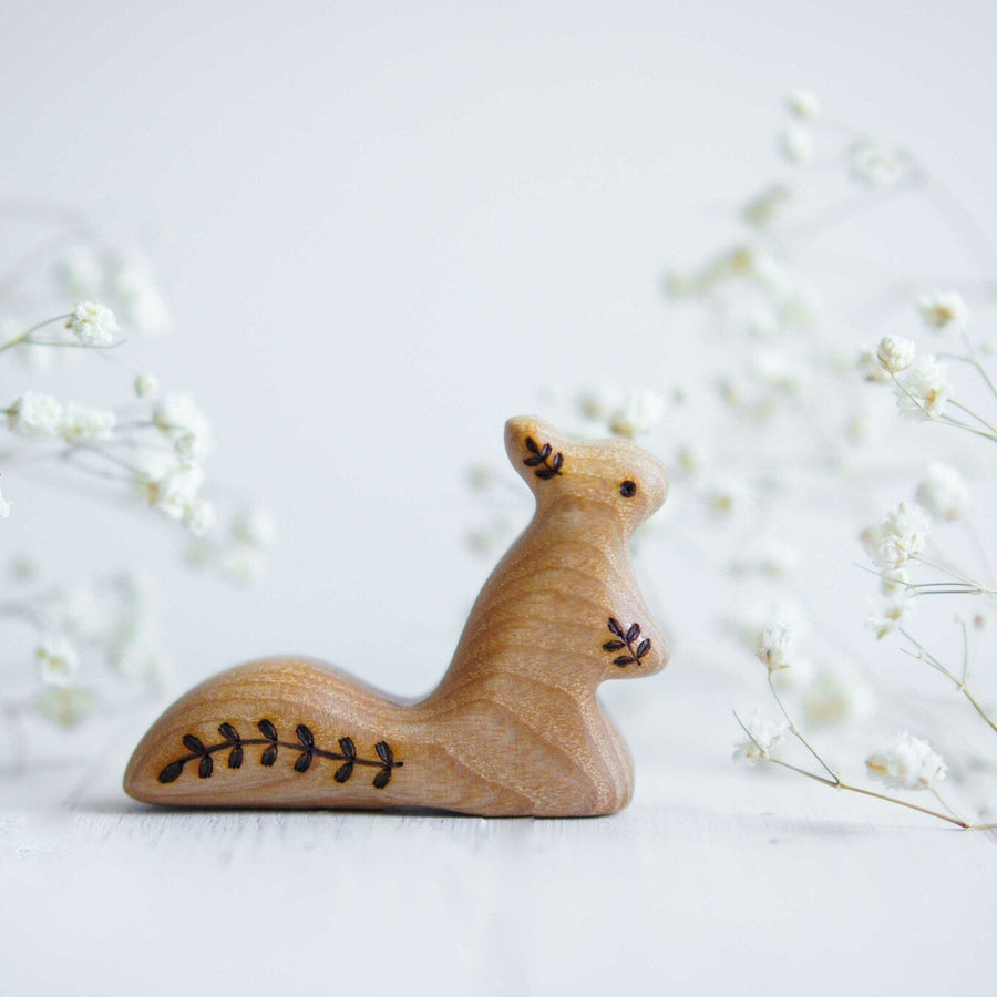 Wooden Squirrel, Standing (Twig)
