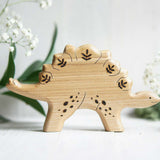 Wooden Stegosaurus · view 1