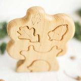 Wooden Tree Puzzle with Hedgehog · view 3