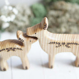 Wooden Fawn Toy, a hand-carved wooden toy by Tiny Fox Hole. · view 4